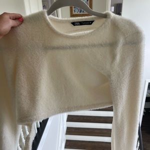 Zara open back sweater